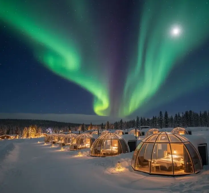 kakslauttanen arctic resort, finland