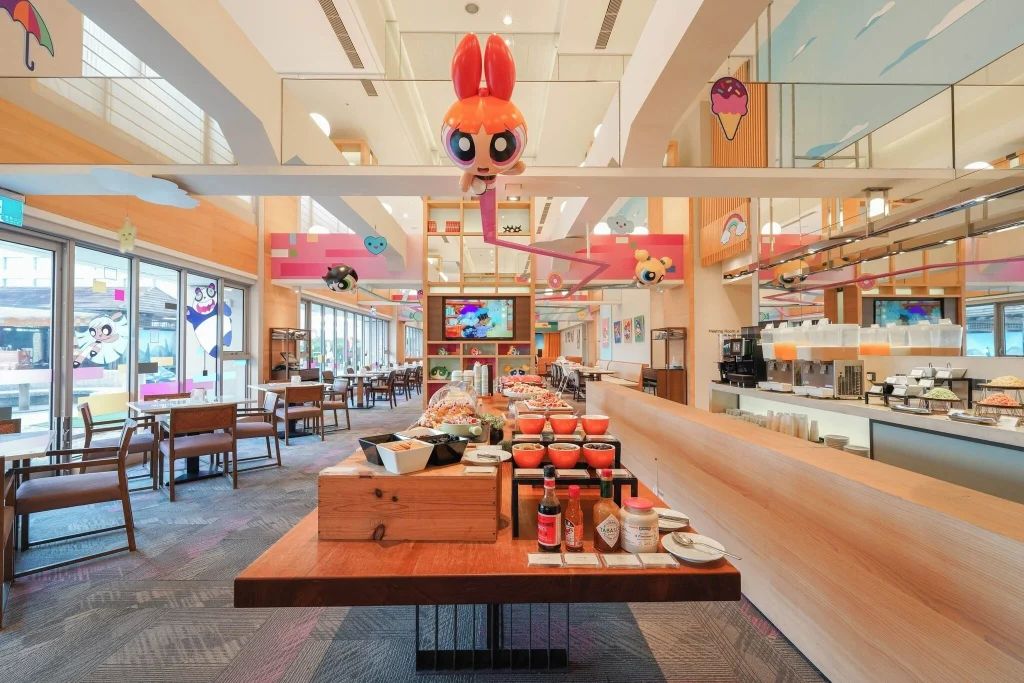 Cartoon Network themed party kitchen at HOTEL COZZI Tainan