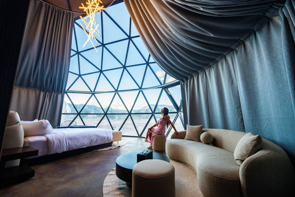 Interior Bryce Canyon Unique Stargazing Domes, In-room safe, individually decorated