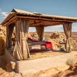 Kagga Kamma Eco Lodge blending into the rocky South African landscape